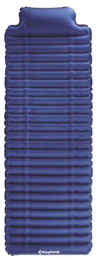 Коврик самонадувающийся 1903 COMFORT LIGHT, синий, 189 х 66 х 7/11 см, King Camp
