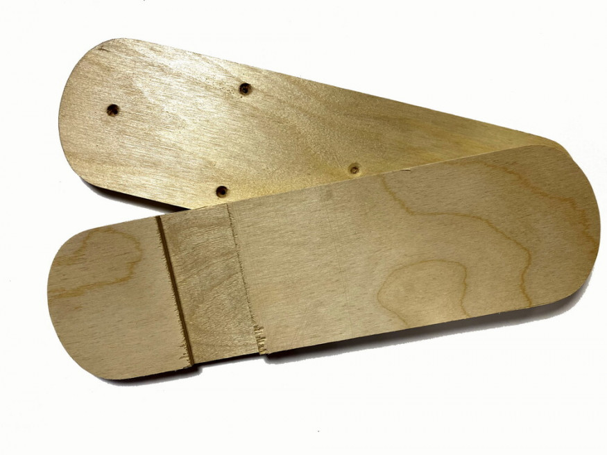 Лыжи Лесные, дерево, длина 175 см, ширина 110 мм 