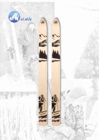 Лыжи Лесные, дерево, длина 185 см, ширина 110 мм