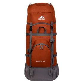 Рюкзак МАНАРАГА Конжак-70 V3 терракотовый-серый