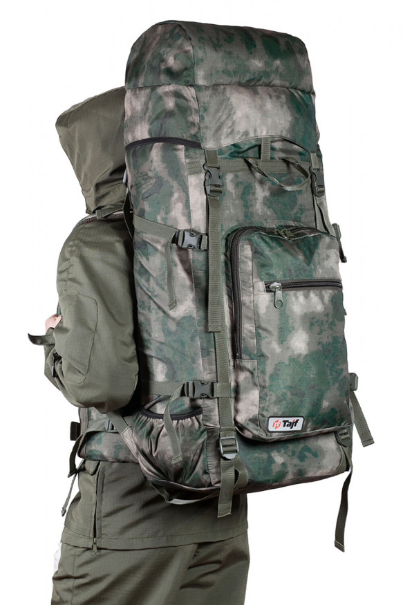 Рюкзак туристический Оптимал 6, мох, 80 л, ТАЙФ