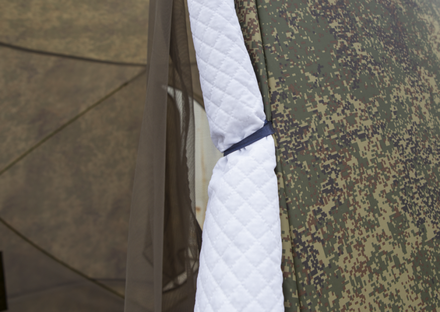 Палатка зимняя КУБ 4 камуфляж (трехслойная)