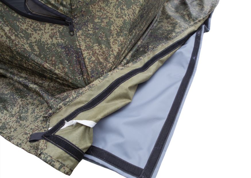 Палатка зимняя КУБ 4 камуфляж (трехслойная)