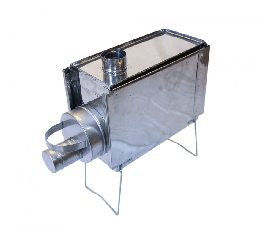 Печь походная Век Эконом-Стандарт туристическая, шарнирный экран