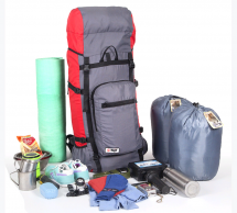 Рюкзак туристический Оптимал 1  черн.вишня, 120 л, ТАЙФ