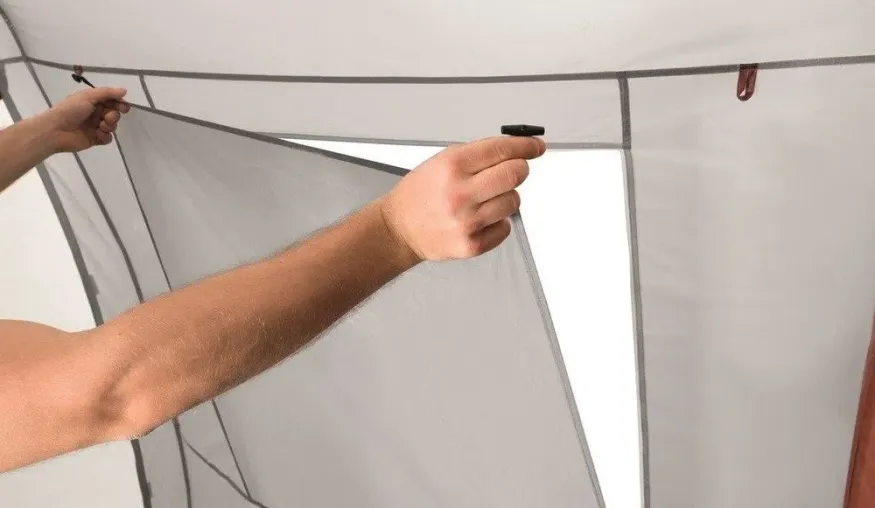 Палатка Huntsville 600, красно-белый, Easy Camp