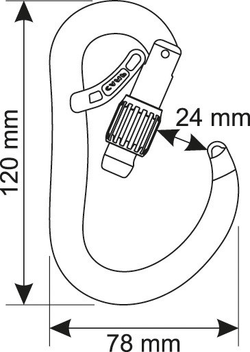 Карабин Atom Belay Lock, CAMP