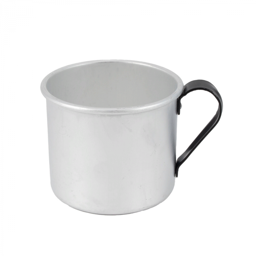 Кружка туристическая СЛЕДОПЫТ 0,5 л, черная ручка, алюминий