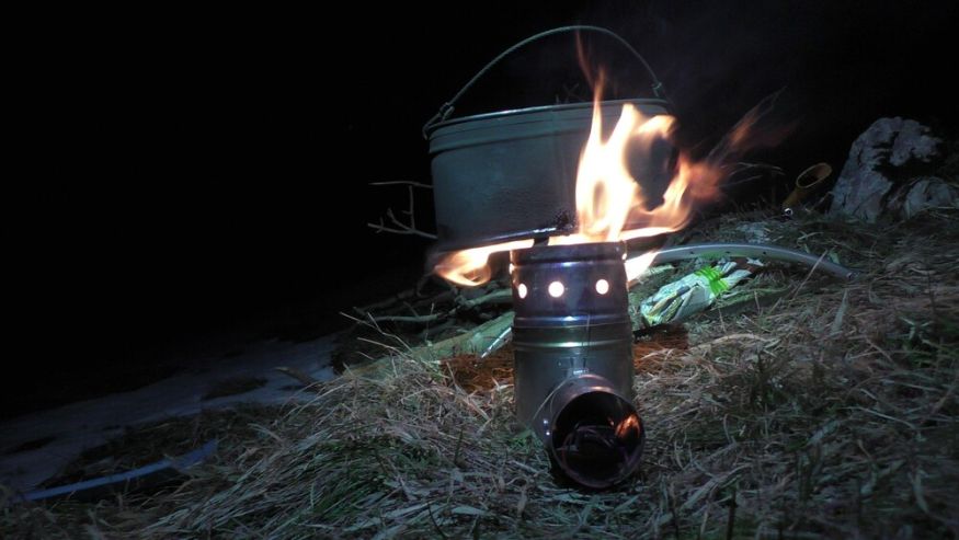 Турбопечка щепочница Век d 108мм