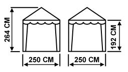 Шатер-Беседка Митек 2,5 х 2,5