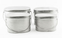 Набор из 4-х котелков "Матрешка" (титан) Роза Ветров