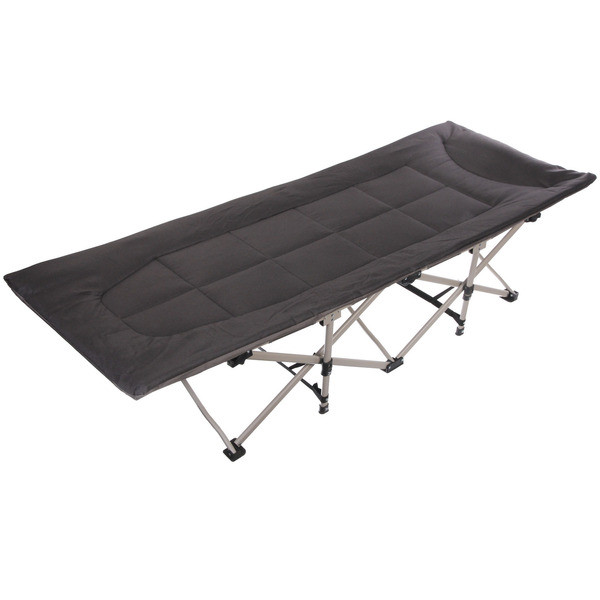 Раскладушка кемпинговая складная 188*66*41 см, черный