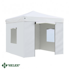 Тент-шатер Helex 24330 (раскладывается гармошкой), 3x3х3м полиэстер, белый