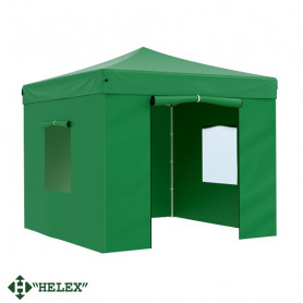 Тент-шатер Helex 24331 (раскладывается гармошкой), 3x3х3м полиэстер, зеленый