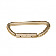 Карабин стальной трапеция keylock с прямой защелкой, 22 кН, Ринг