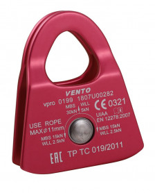 Блок-ролик одинарный Соло дюраль, с подшипником, Венто