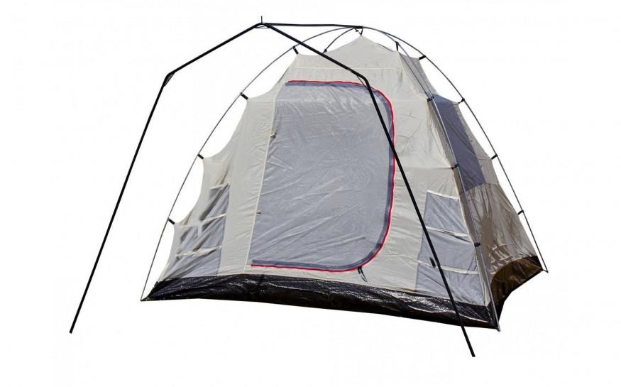 Палатка RockLand Camper 5 белый/оранжевый цвет