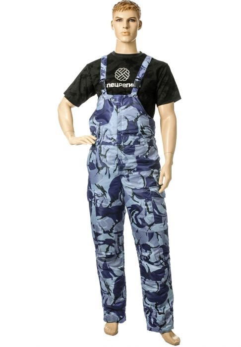 Полукомбинезон утеплённый Турист синий КМФ